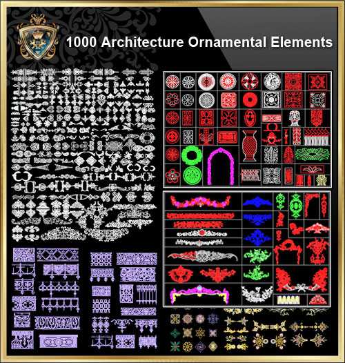 ᩏver 1000 Architecture Ornamental Elements᪢></p>
			<p style=